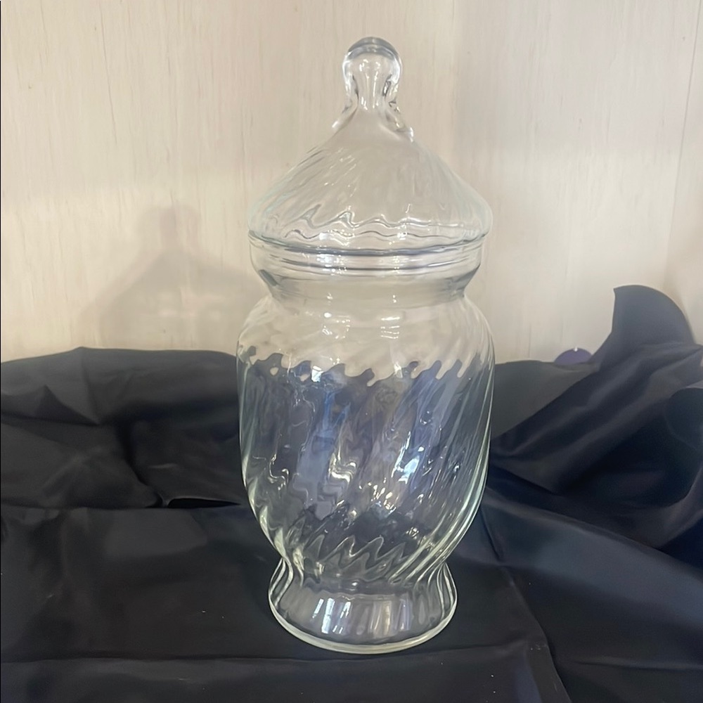 Elegant Glass Jar with Lid